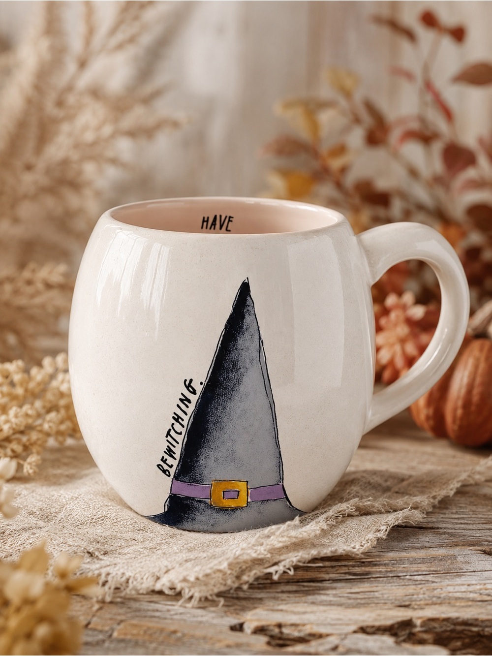 Rae Dunn Mug Witch Hat Halloween Coffee Cup Kitchen Home Decor